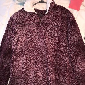 Peach love California furry jacket